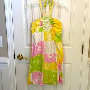 Lilly Pulitzer Size 4 halter style mini dress